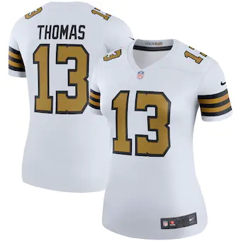 womens nike michael thomas white new orleans saints color r
